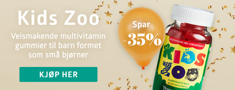 Spar -35% på Kids Zoo multivitamin